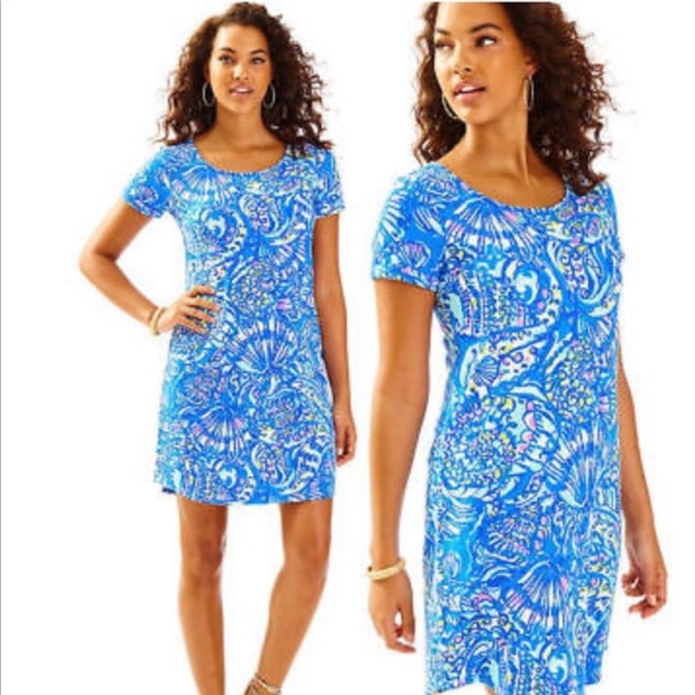 Lilly Pulitzer Tammy Dress Blue Ceviche XS